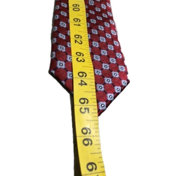 Robert Talbott Neck Tie Best of Class Geometric Mens 100% Silk Hand Made In USA. - Picture 8 of 8